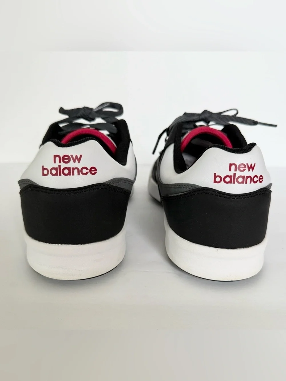 New Balance 480 Golf SL Spikeless Golf Shoes Black White Men’s Sz 12 Waterproof